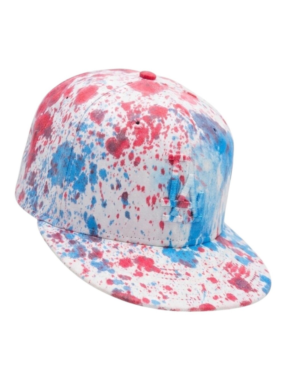 LA Dodgers MLB New Era 59 Fifty Baseball Cap Hat 7.25 7 1/4 7¼ Paint Splatter